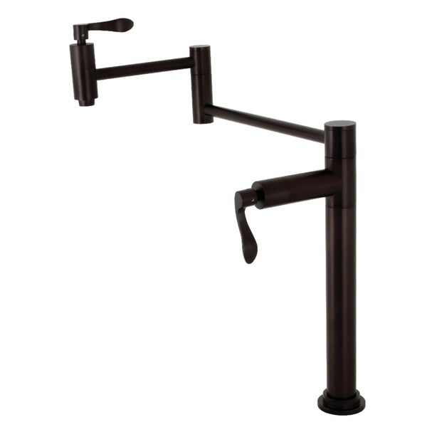 Deck Mount Pot Filler, Oil Rubbed Bronze